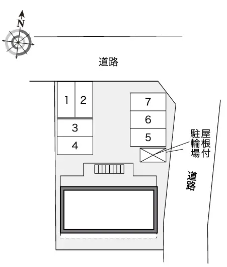 岡山市北区下中野 月極駐車場